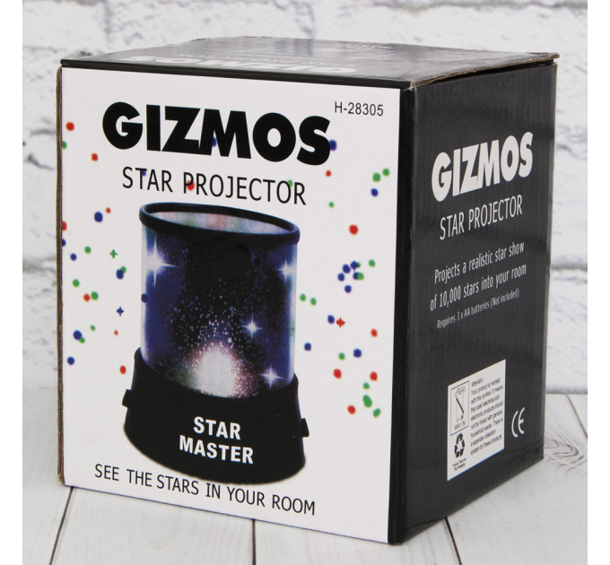 Проектор ночник Звездное Небо (голубой)