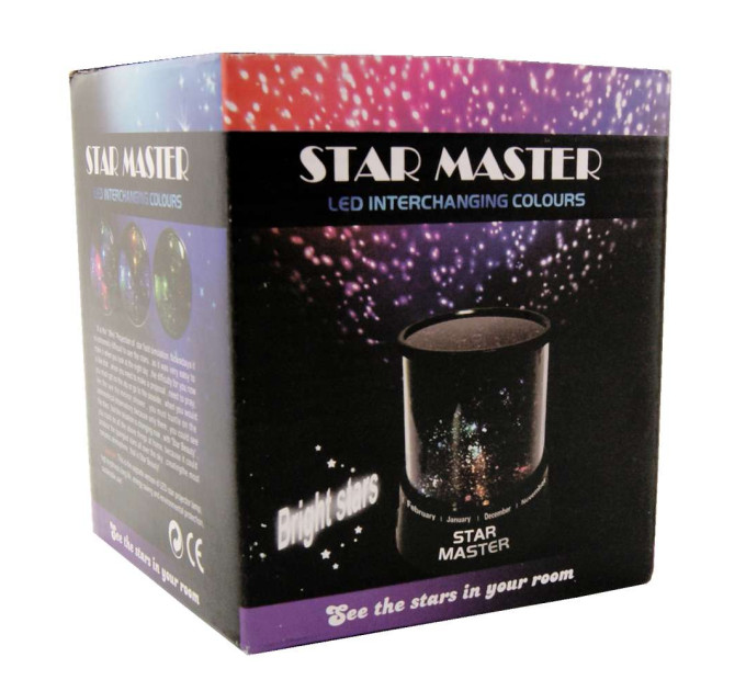 Проектор ночник Звездное Небо (розовый)