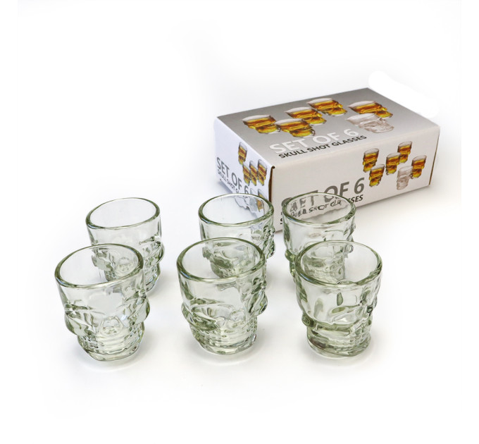 Рюмки Череп (уп. 6шт)