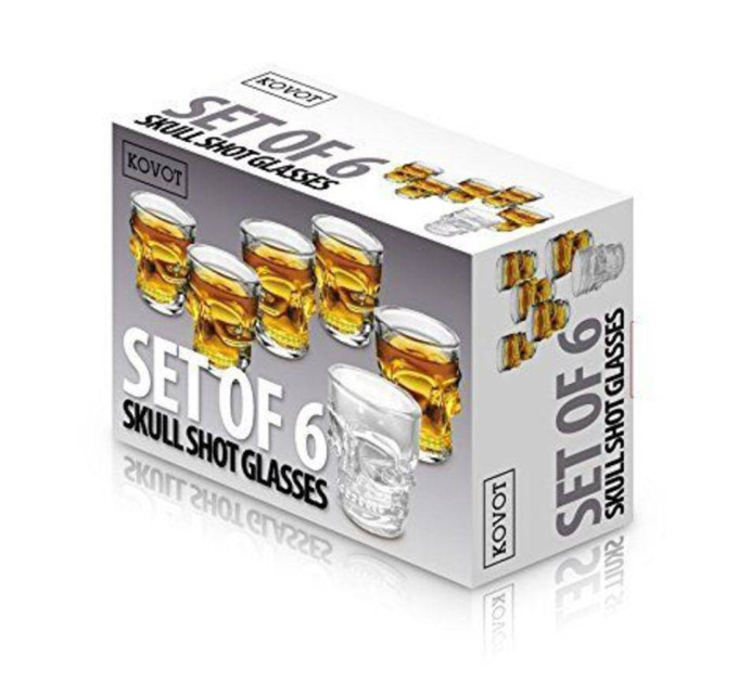 Рюмки Череп (уп. 6шт)