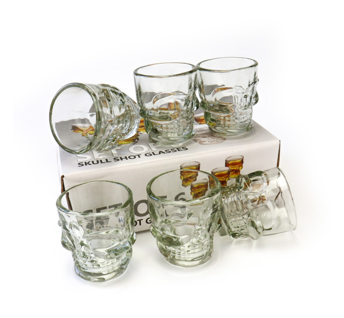 Рюмки Череп (уп. 6шт)