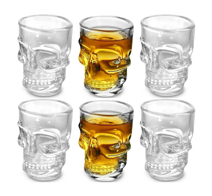 Рюмки Череп (уп. 6шт)