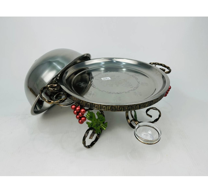 Садж Греция с соусниками, 36 см