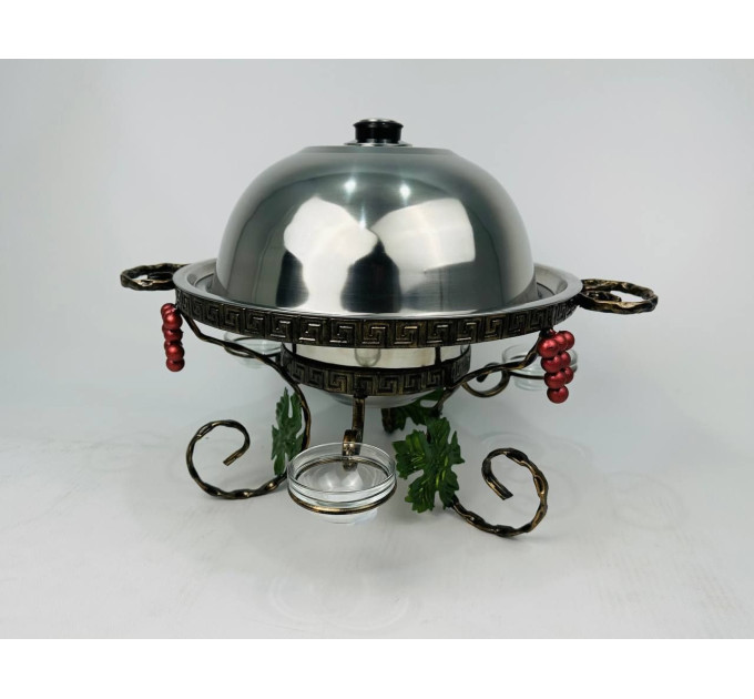 Садж Греция с соусниками, 36 см