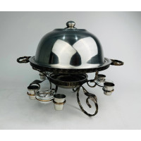 Садж Греция с соусниками и рюмками, 36 см Садж Греция с соусниками и рюмками, 36 см