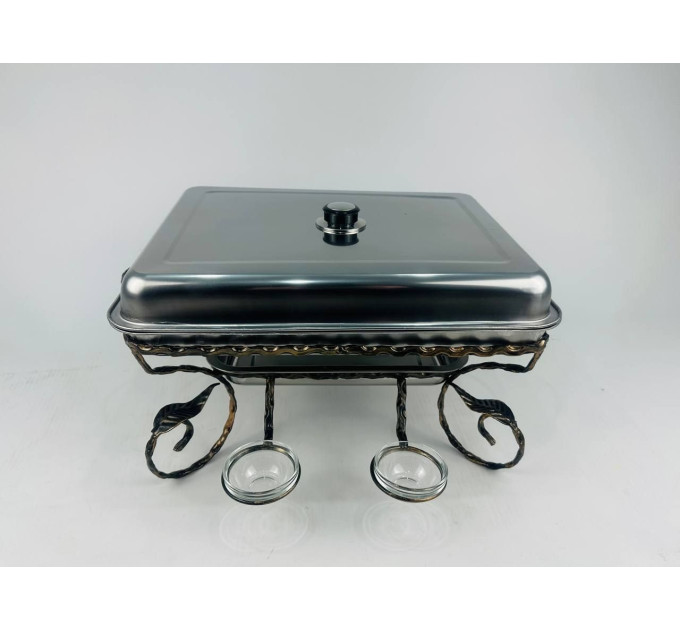 Садж прямокутний із соусницями