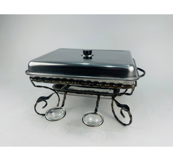 Садж прямокутний із соусницями