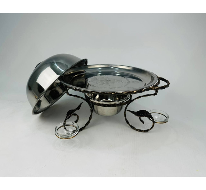 Садж із соусниками, 36 см