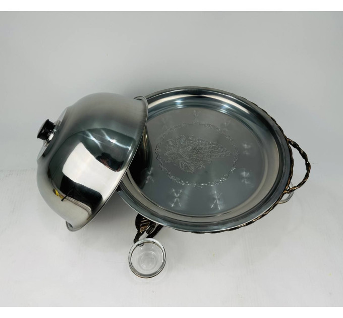 Садж із соусниками, 36 см