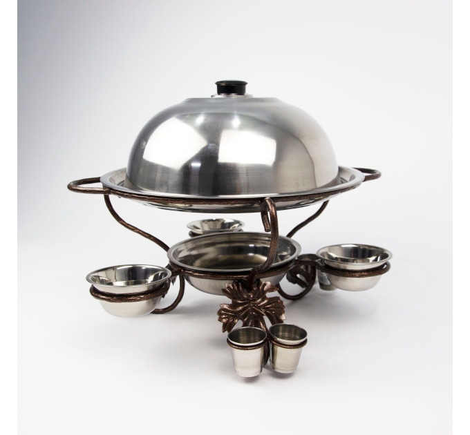 Садж VIP с соусниками и рюмками