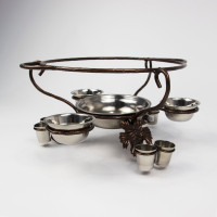 Садж VIP с соусниками и рюмками Садж VIP с соусниками и рюмками