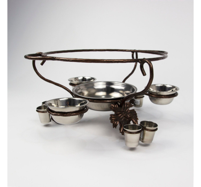 Садж VIP с соусниками и рюмками