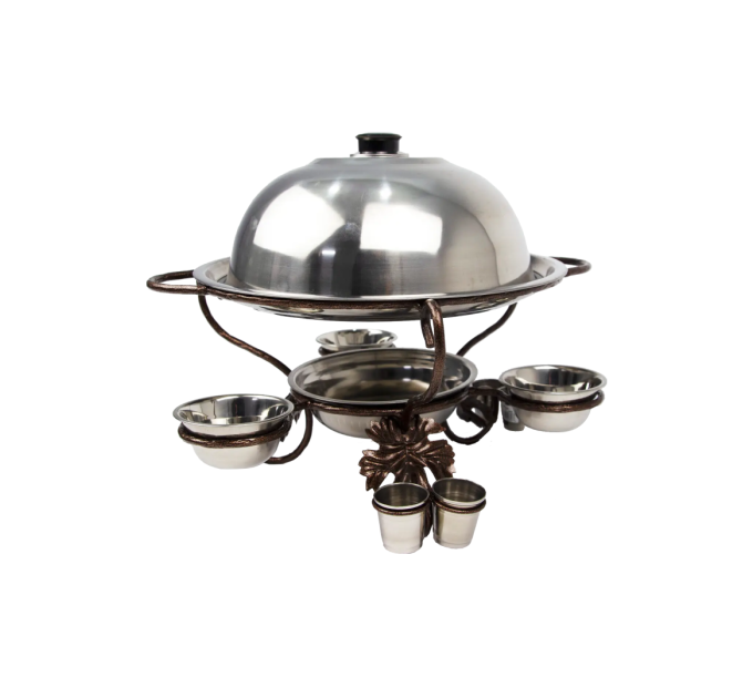 Садж VIP с соусниками и рюмками