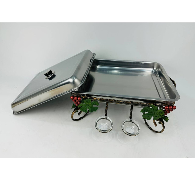 Садж "Виноград із соусниками" прямокутний