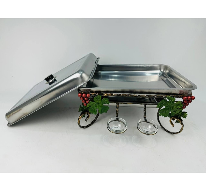 Садж "Виноград із соусниками" прямокутний