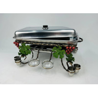 Садж "Виноград с соусниками и рюмками" прямоугольный Садж "Виноград с соусниками и рюмками" прямоугольный