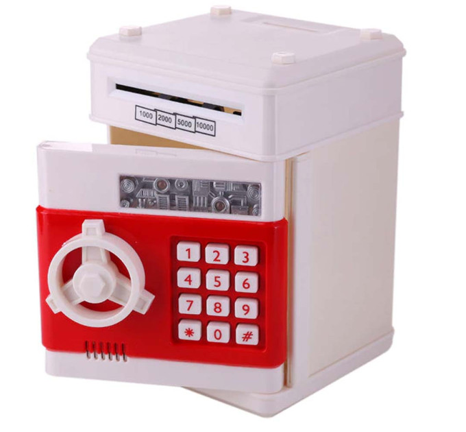 Сейф копилка (белый)
