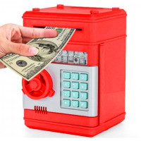 Сейф копилка (красный)