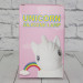 Силиконовый сенсорный ночник LED Единорог Baby (белый)