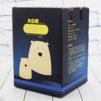 Силиконовый сенсорный ночник LED Медвежонок (белый)