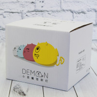 Силиконовый сенсорный ночник LED Монстрик (белый)