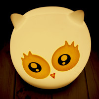 Силиконовый сенсорный ночник LED Сова милая
