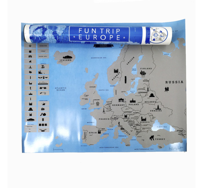 Скретч карта ЄВРОПИ