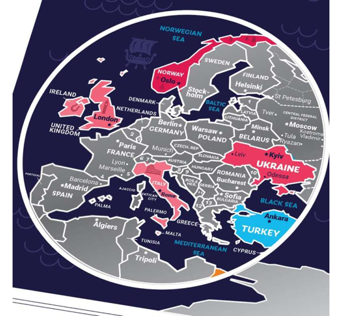 Скретч карта мира HOLIDAY WORLD