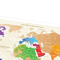 Скретч карта мира GOLD WORLD Скретч карта мира GOLD WORLD