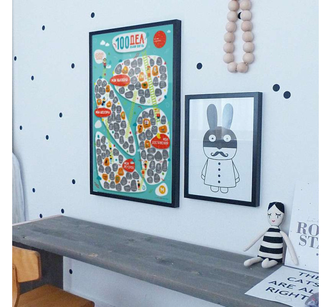 Скретч постер 100 СПРАВ JUNIOR edition (укр)