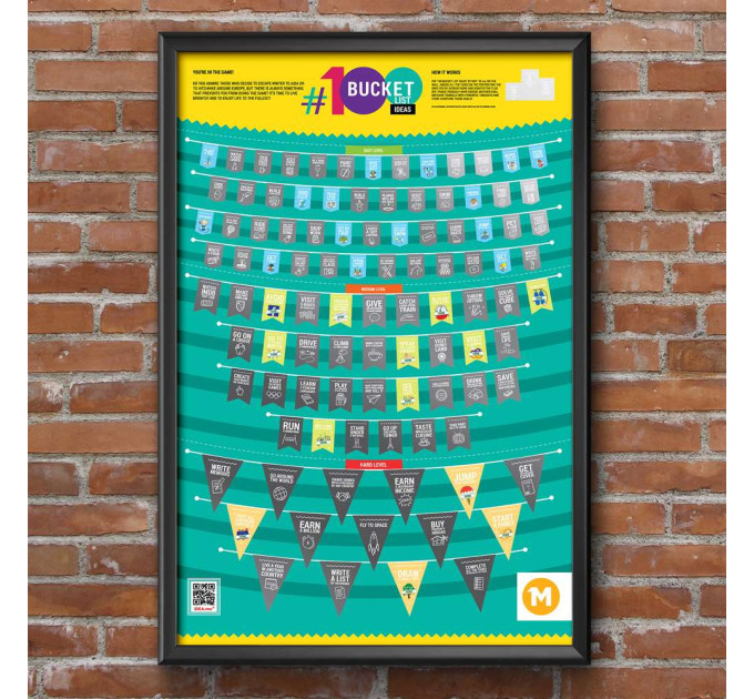 Скретч постер 100 СПРАВ LIFE edition