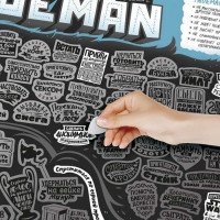 Скретч постер 100 ДЕЛ TrueMan Edition