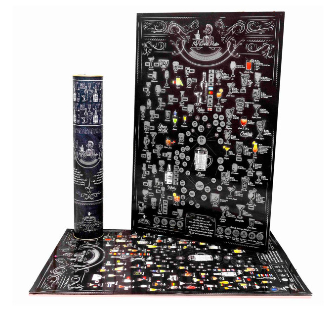 Скретч постер My Drink Poster