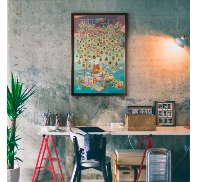 Скретч постер My Life(укр)