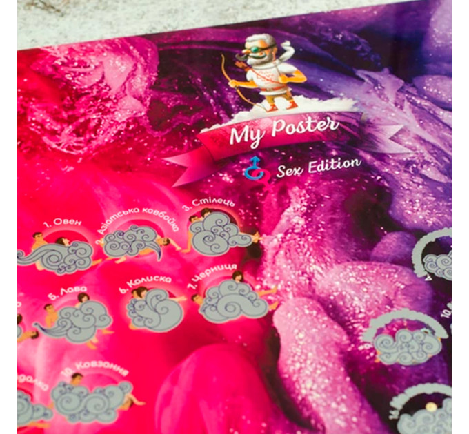 Скретч постер Sex Edition (укр.)
