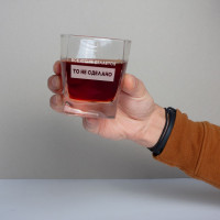 Стакан для виски "Все что не делается", русский, Крафтовая коробка