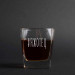 Склянка для віскі "#яжотець", російська, Крафтова коробка