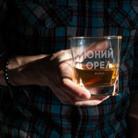 Стакан для виски "Юний орел" в крафтовой коробке