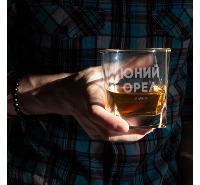 Стакан для виски "Юний орел" в крафтовой коробке
