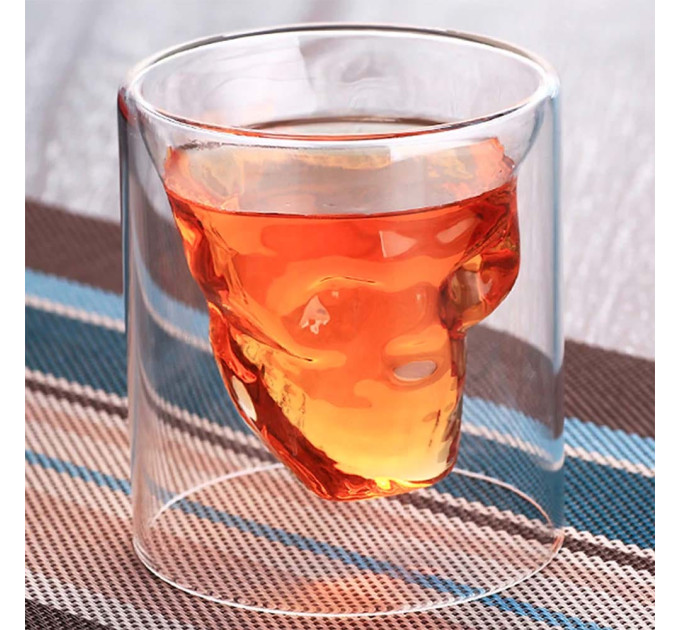 Стакан с двойными стенками Череп 150 мл