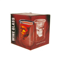 Склянка з подвійними стінками Череп у склянці 70 ml