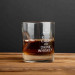 Стакан с пулей "Keep calm and drink whiskey", английский, Тубус из шпона