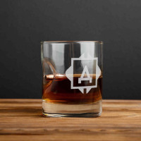 Стакан с пулей "Инициал" персонализированный, Тубус из шпона Стакан с пулей "Инициал" персонализированный, Тубус из шпона