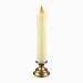 Свеча LED в подсвечнике L24см (золотая)