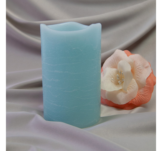 Свічка LED воскова (блакитна)