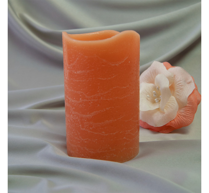 Свічка LED воскова (персикова)