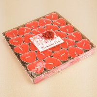 Свечи плавающие Сердце (уп. 50шт) красные Свечи плавающие Сердце (уп. 50шт) красные