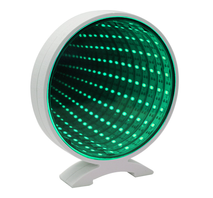 Светильник Бесконечность с USB Круг (зеленый)