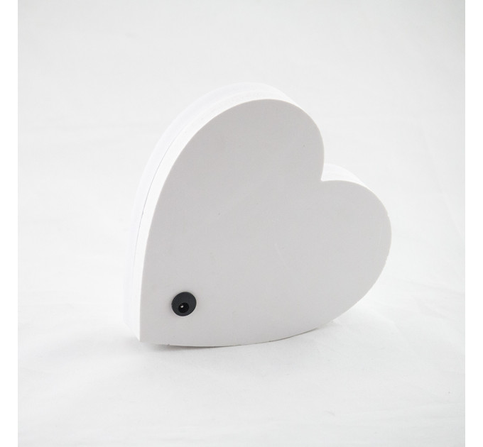 Світильник Нескінченність із USB Серце (малиновий)