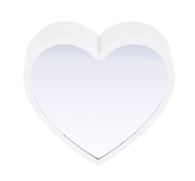 Світильник Нескінченність із USB Серце (малиновий)